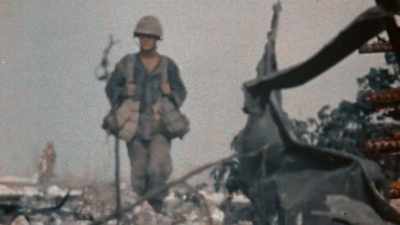 Americans have one
more island to take - The Pacific War in Color