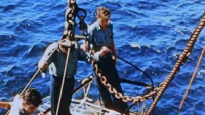 Americans thought they
were prepared for Tarawa. - The Pacific War in Color