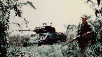 AMERICANS WILL CONTINUE
TO FIND JAPANESE TROOPS - The Pacific War in Color