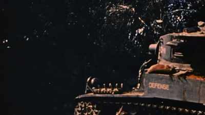 Americans wonder
if flamethrowers - The Pacific War in Color