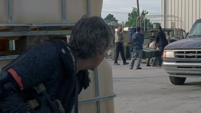 Ammo's in the truck? - The Walking Dead