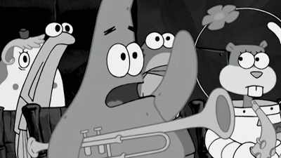 Among them were Sheldon
Plankton, Patrick Star, - SpongeBob DocuPants