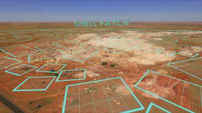 Amongst the claims at Shell Patch, - Outback Opal Hunters