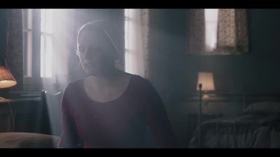 [amplified train noise
stops abruptly] - The Handmaid's Tale