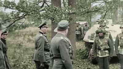 Amplifying the confusion, 
four armored divisions cannot intervene - Greatest Events of World War II in Colour