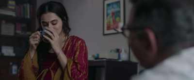 "Amrita." That's why we called you
"Amrita." - Thappad