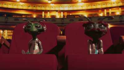 [amused chuckling] - Alien TV