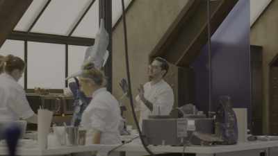 [amusing music playing] - School of Chocolate