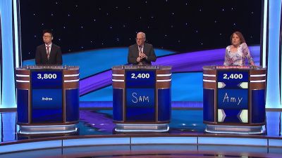 Amy.
- What is "forsaken me"? - Jeopardy! Masters