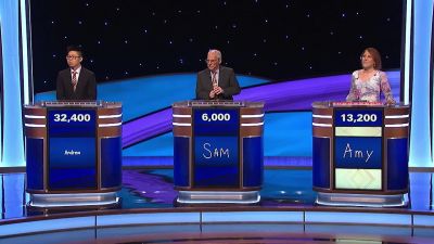 Amy.
- What is the face, - Jeopardy! Masters