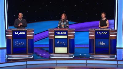 Amy.
- What's "Vanity Fair"? - Jeopardy! Masters