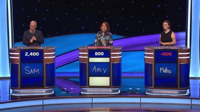 Amy.
- Who is Bran? - Jeopardy! Masters