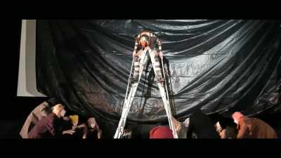 An acrobat?
Some kind of human spider? - The Story of Film: A New Generation