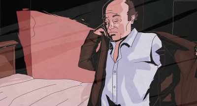 An action to change
his physical appearance - Murder of God's Banker