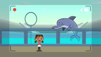 An aquatic bottlenose-dolphin - Total DramaRama