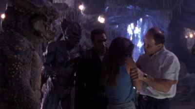 AN ARCHAEOLOGIST
DESTROYING THE PAST. - Guyver: Dark Hero
