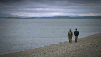 An arched neck means
this was no giant fish, - The Alaska Triangle