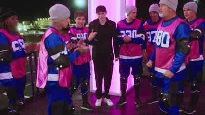 An easy decision for Pink Team. - Beast Games
