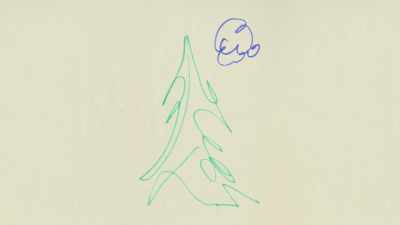 An eight-second felt-tip pine. - The Eyes of Orson Welles