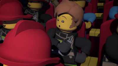 An elaborate bank heist
using multiple giant magnets - LEGO City Adventures