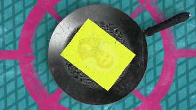 An elastic material kinda like leather - The World According to Jeff Goldblum