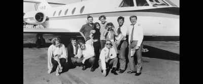 An executive jet, you know, - The Ghost of Richard Harris
