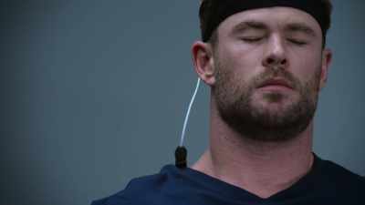 An hour after the training,
Chris’s stress response is still high. - Limitless with Chris Hemsworth