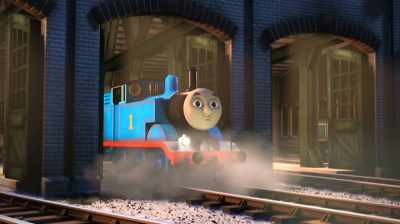 An idea flew 
into Thomas'’ funnel. - Thomas & Friends: Journey Beyond Sodor