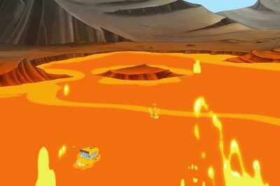 An inferno has really intense heat
and flames, - The Magic School Bus Rides Again