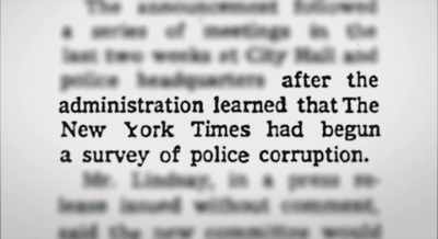 An investigatory
commission - Frank Serpico