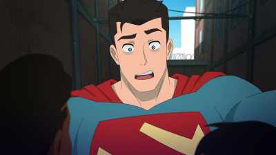 An Invisible Man
is running around, - My Adventures with Superman
