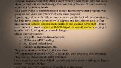 An isolated group using their own facilities - The Program