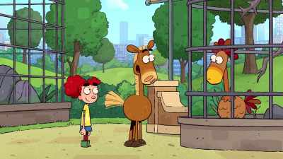 An ugly ostrich!
[laughs] - It's Pony