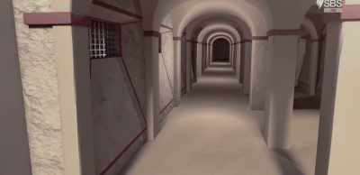An underground U-shaped gallery, - Roman Megastructures