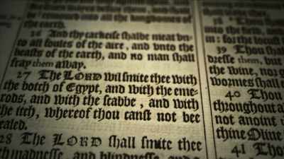 {\an1}Early proselytizers
quoted the Old Testament, - Mysteries of Mental Illness