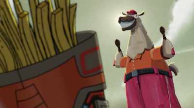 {\an5}Get back here and sit - Aqua Teen Forever: Plantasm