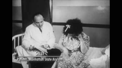 {\an7}It says over here you
heard voices... is that true? - Mysteries of Mental Illness