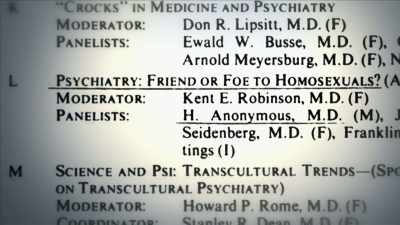 {\an7}KENT ROBINSON: Our next speaker
is Henry Anonymous, MD. - Mysteries of Mental Illness