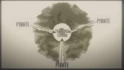 {\an8}A full-on war with us, marines... - One Piece: Stampede