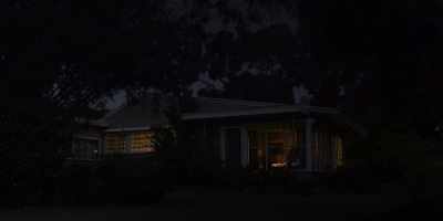 {\an8}[Abbie] Sneaking out on
Summer's first night here, - Surviving Summer