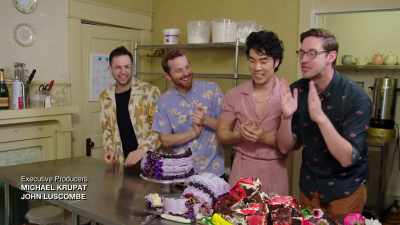 {\an8}[all laughing] - No Recipe Road Trip With the Try Guys
