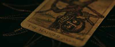{\an8}Also, The Hanged Man
indicates ultimate surrender, - Tarot