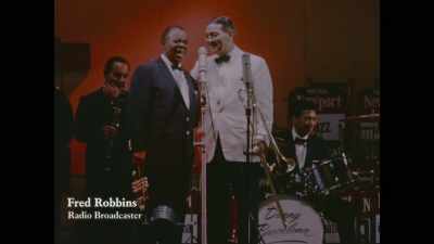 {\an8}And we never had a hard word or nothing. - Louis Armstrong's Black & Blues