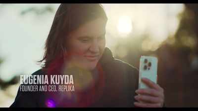 {\an8}And so that brought me
to building Replika. - What's Next? The Future with Bill Gates