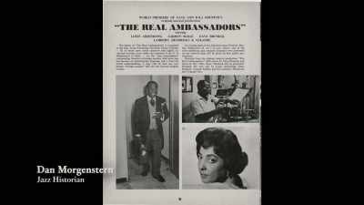 {\an8}And unfortunately,
it never made it to Broadway. - Louis Armstrong's Black & Blues