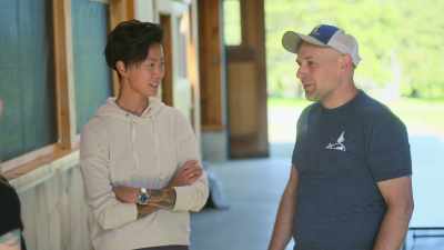 {\an8}BENJAMIN: She's going to
really like amp up the dinners - Restaurants at the End of the World