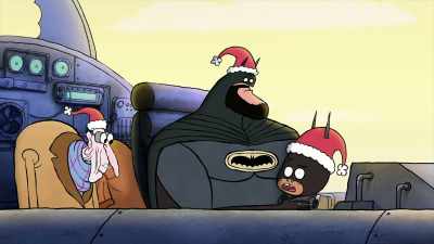 {\an8}- But deep down, - Merry Little Batman
