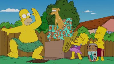 {\an8}(chanting) - The Simpsons