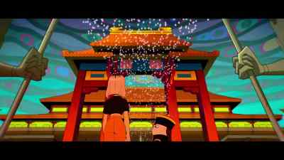 {\an8}Diyu's like a courthouse,
a really messed-up courthouse. - Jentry Chau vs the Underworld