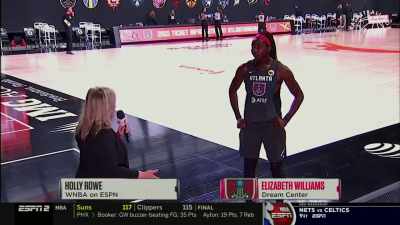 {\an8}Elizabeth, your team
really making a statement - Power of the Dream